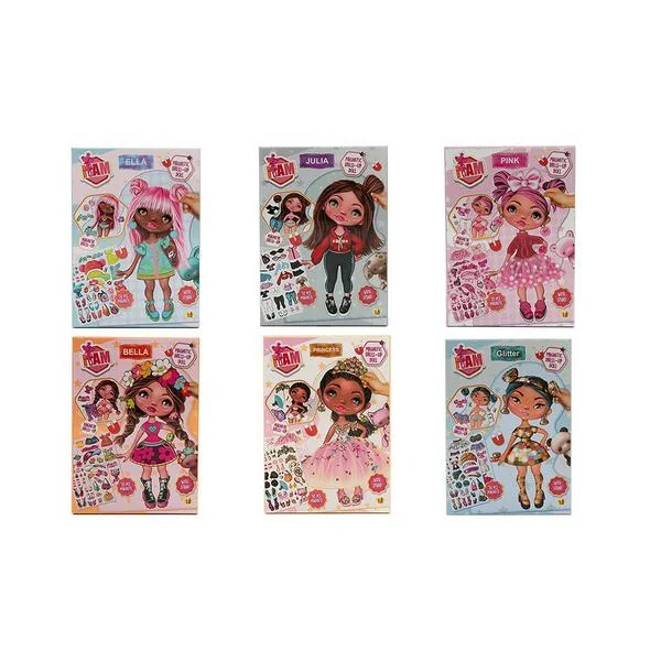 Boneca Magnética + Vestidos Intercambiáveis Iam M.