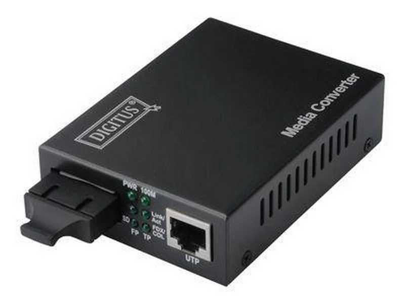 Digitus Dn-82021-1 - Conversor de M&eacute;dia de Fibra - 10mb Lan, 100mb Lan