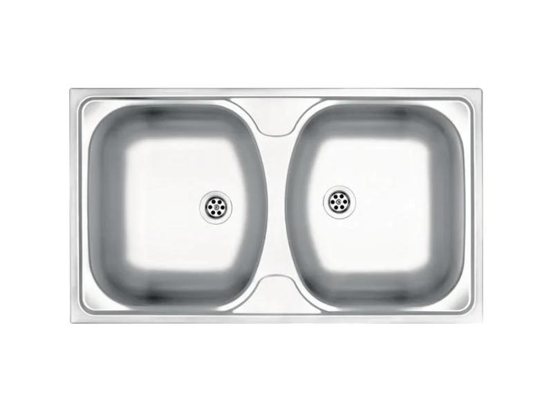 2-Bowl Steel Sink