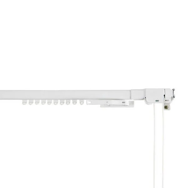 Calha Refor&ccedil;ada Extens&iacute;vel 120-210cm Branco