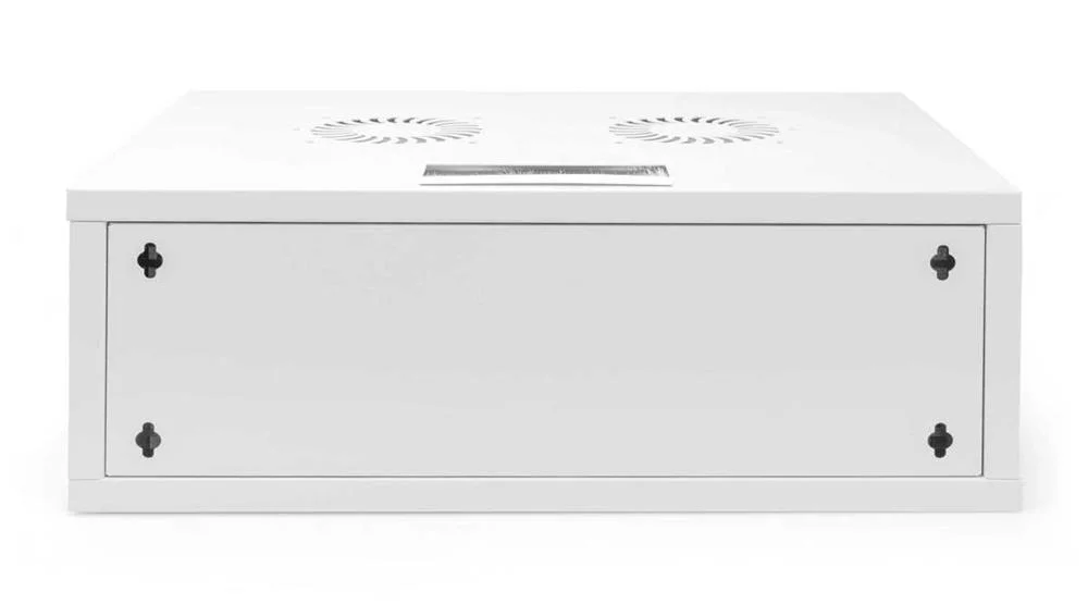 Wall-Mounted Network Cabinet 19  4u  Soho 241 X 540 X 400 Mm  Door Glass  Grey  Unfolded  60kg