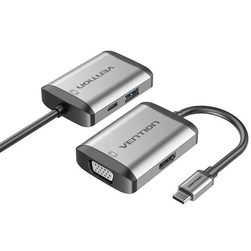 Conversor Vention Tfahb/ 1xusb/ 1xhdmi/ 1xvga/ 1x.
