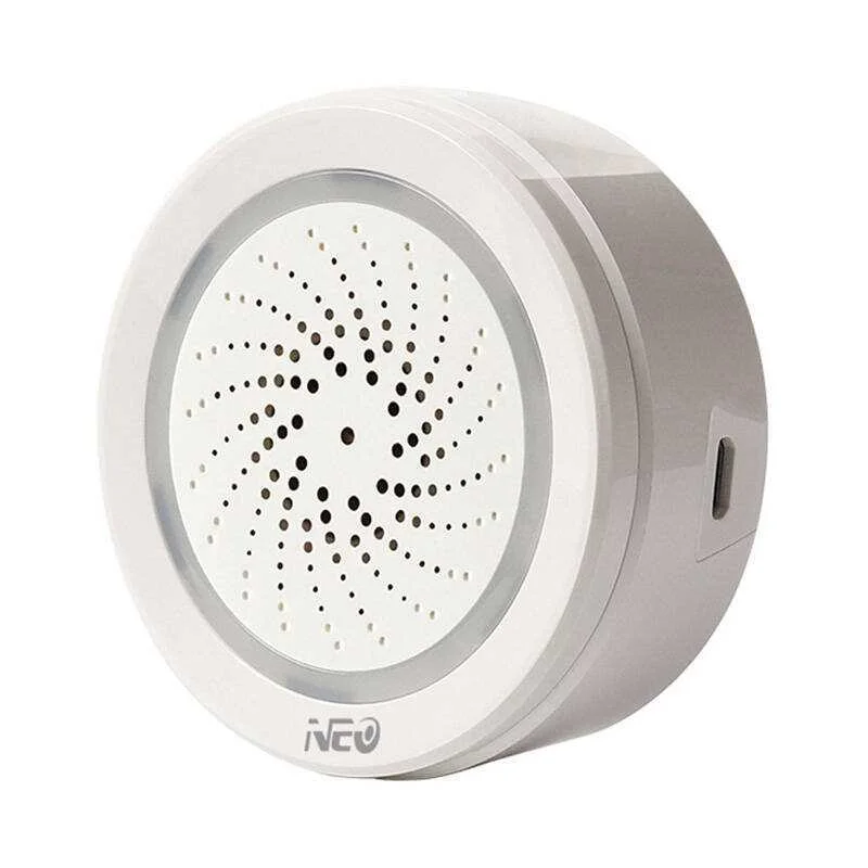 Smart Alarm Siren Zigbee Neo Nas-Ab02w Tuya 100db