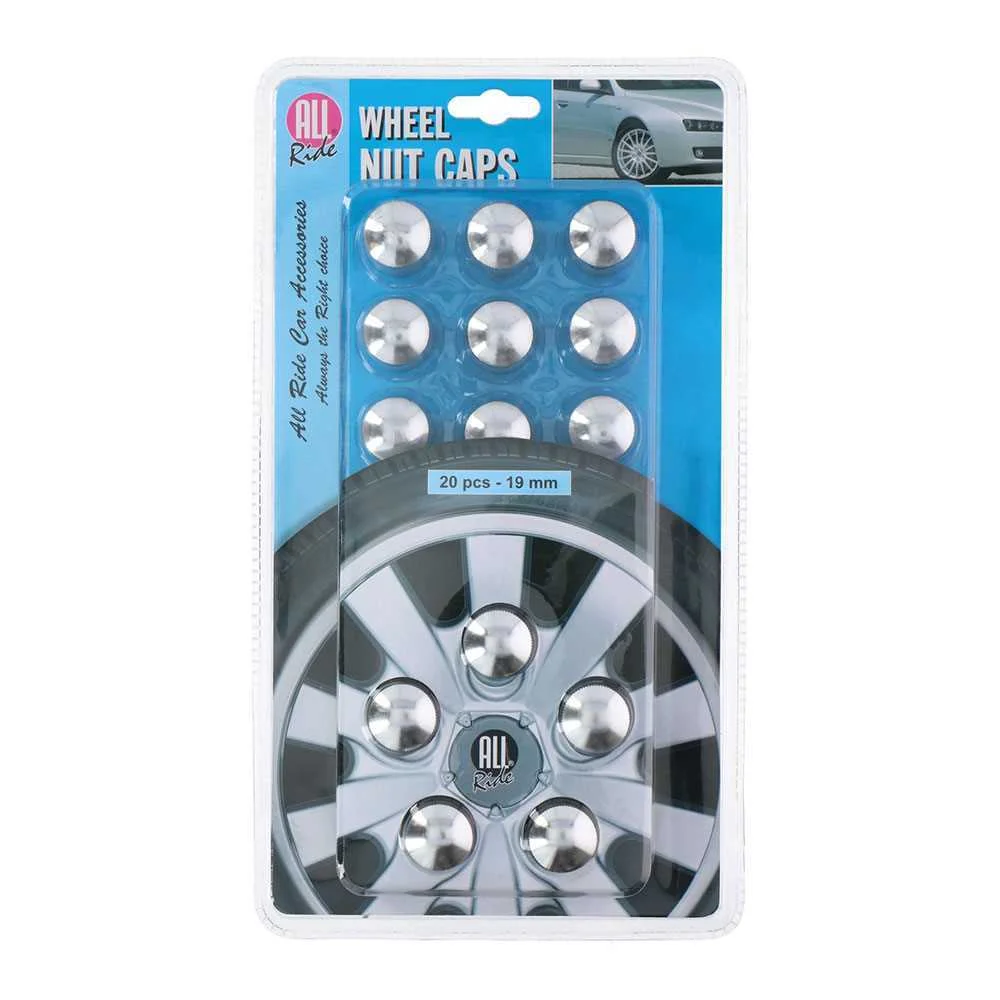 Tampas para Porcas de Rodas 19mm 20 Peças All Ride