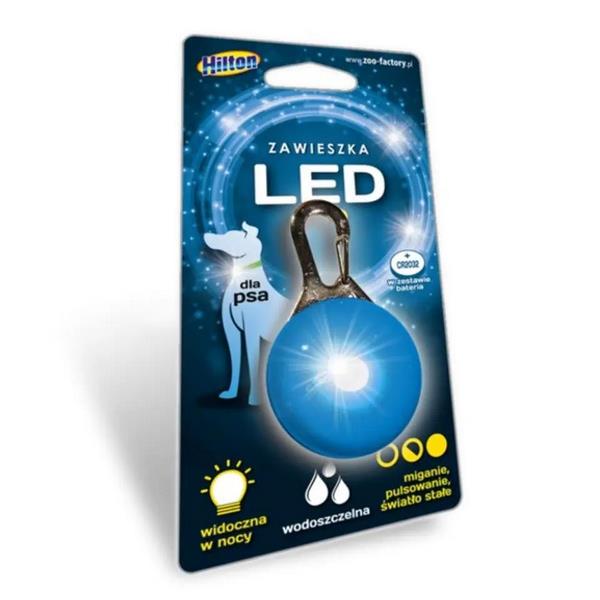 Hilton LED Zawieszka Silikonowa 2 0x3 1x5 5cm Dla Psa