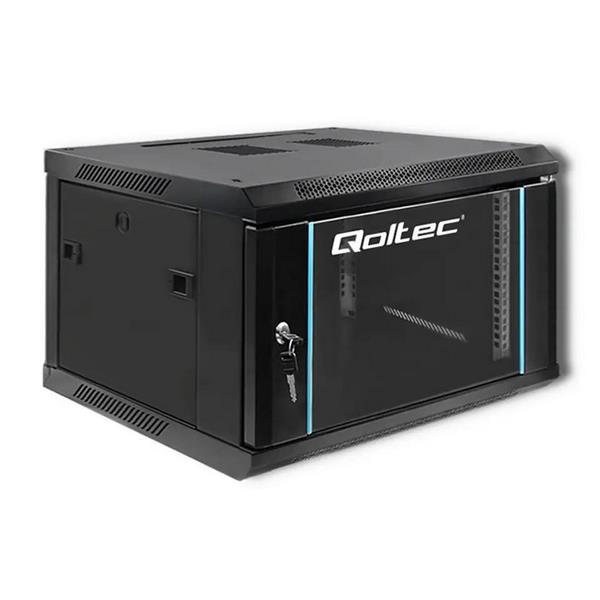 Gabinete RACK Qoltec 54465 19" 6U 600 x 370 x 600