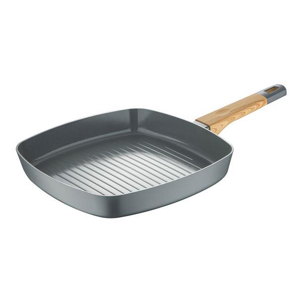 Frigideira Grelhador 28cm Alumínio Prensado Ind E.