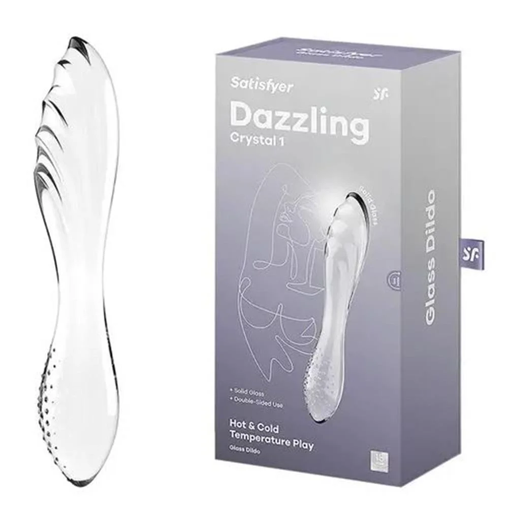 Satisfyer Dazzling Crystal Dildo Hot & Cold Tempe.
