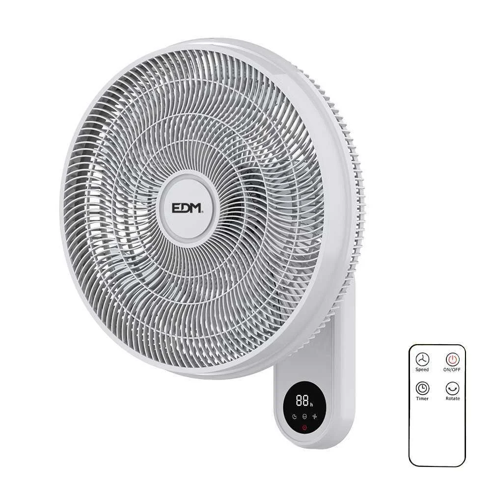 Ventoinha de Parede 50w 40cm com Comando Edm