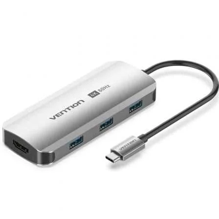 Docking Usb Tipo-C Vention Tqdhb/ 1xhdmi 4k/ 3xus.
