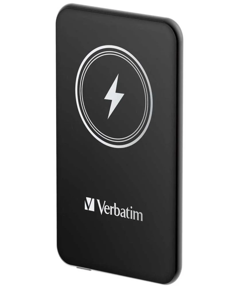 Verbatim Powerbank Wireless Magnetico 5000mah Black
