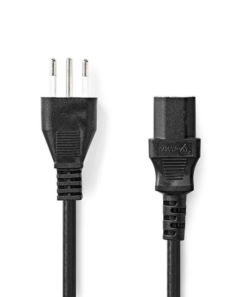 Cabo Alimentação Italia Nedis Iec-320-C13 2m