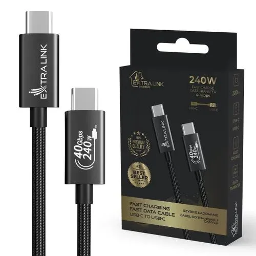 Cabo Extralink Smart Life USB-C para USB-C