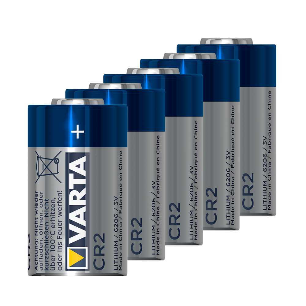 Varta - 10 Pilhas Cr2 - Tensão 3.0 V - Litio - Ca.