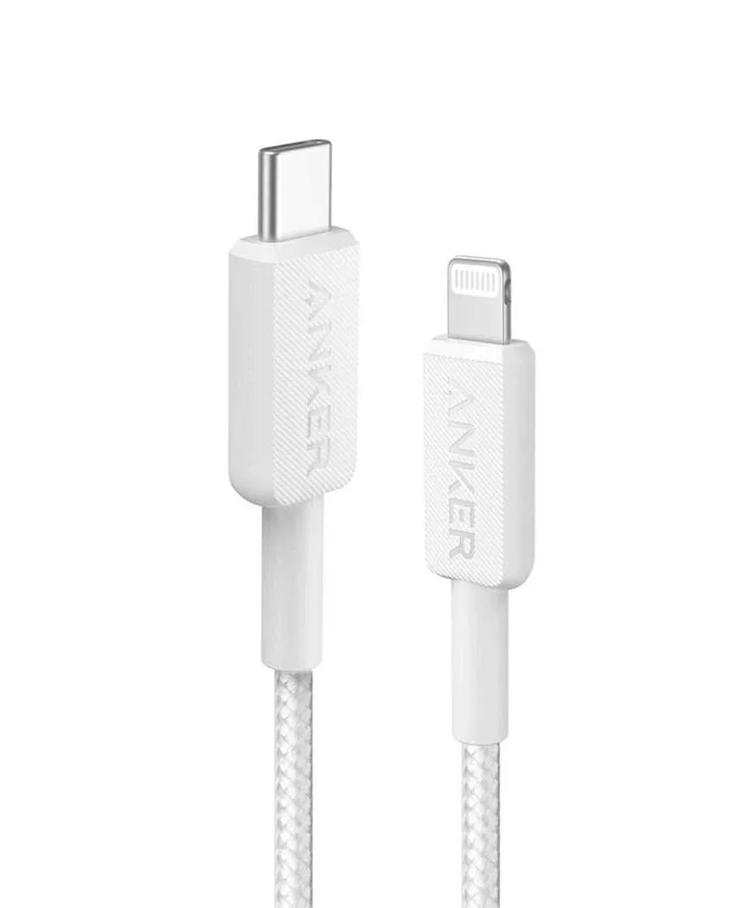 Cabo Anker 322 Usb-C P/ Lightning 60w 1.8m Branco