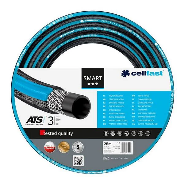 Mangueira para Rega Smart Ats de 25x25m Cellfast