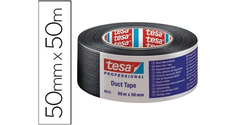 Fita Cola 50 mm X 50 m Preto - TESA