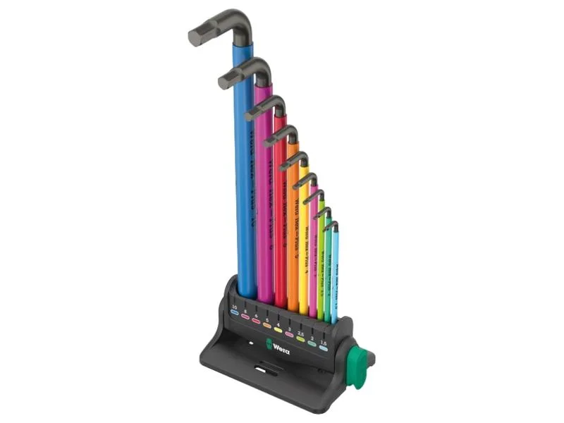 Wera 950/9 Hex-Plus Multicolour 3 Winkelschl&uuml;sselsatz
