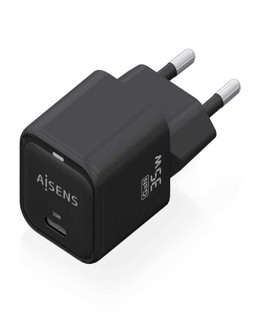 Cargador de Pared Aisens Asch-35w1p023-Bk/ 1xusb Tipo-C/ 35w