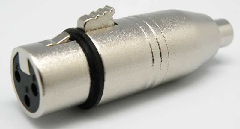 3p Xlr Fêmea a Rca Fêmea