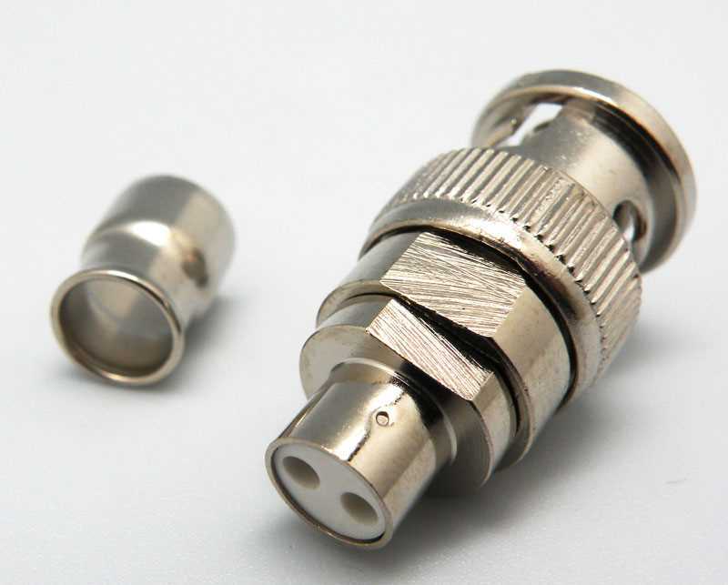 Twin-Bnc Macho Crimpar, Rg-108a/U