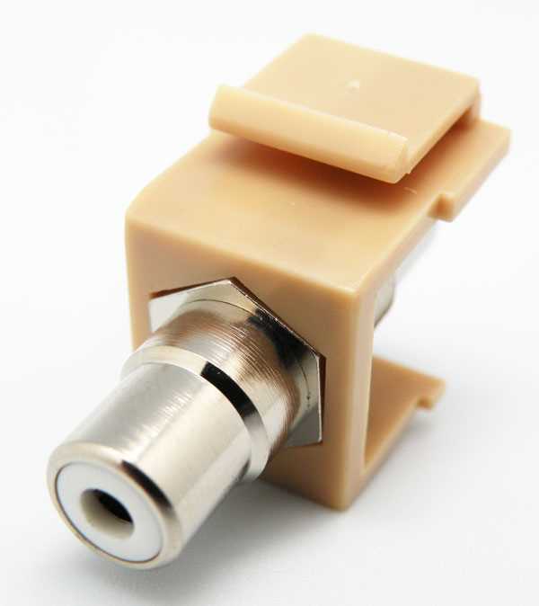 Rca Doble Hembra Keystone