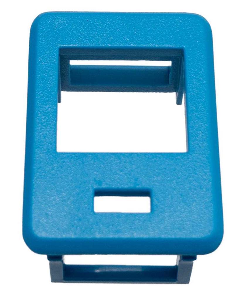 Soporte de Color para Patch Panel Vacio, Azul