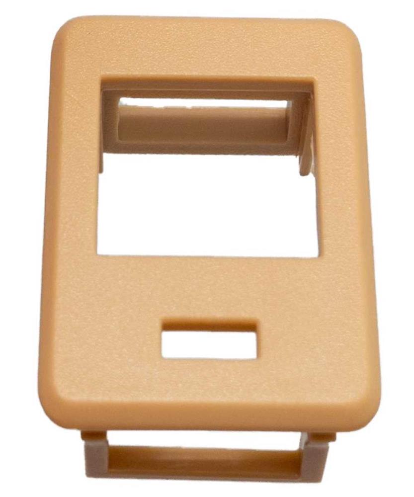 Soporte de Color para Patch Panel Vacio, Beige