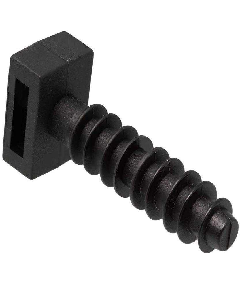 Taco de Sujeción para Brida, 8.1 X 38.1 Mm, Negro