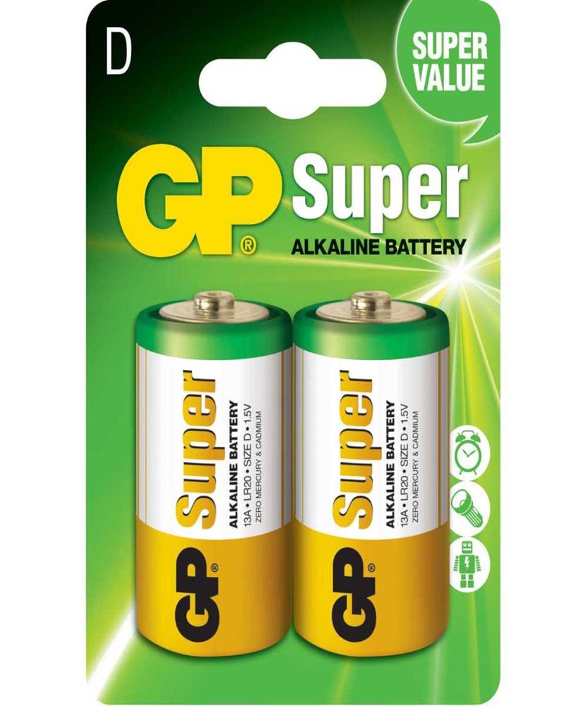 D, Lr20 Super Alcalina 1,5v - Blister 2und.