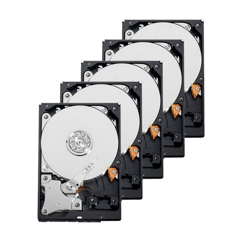 Pack de Discos Rígidos - 10 Unidades - Western Digital - Wd20purx - 2 Tb de Armazenamento - Especial