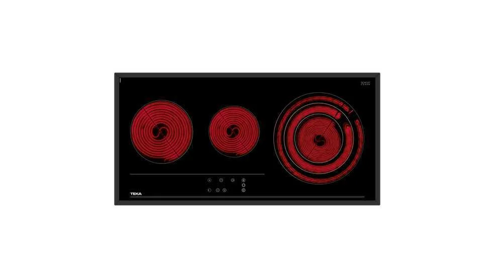 TEKA TRC 83631 PRETO EMBUTIDO 80 CM CERÂMICA 3 ZO.