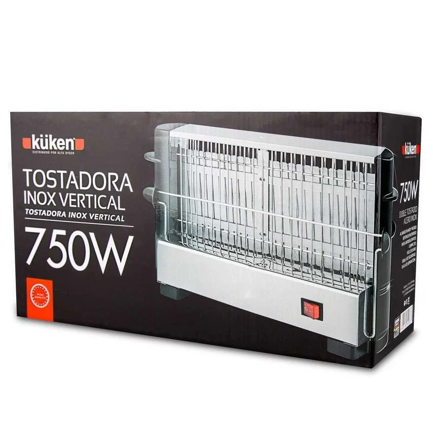 KÜKEN 30288 TORRADEIRA 2 FATIA(S) 750 W AÇO INOXI.