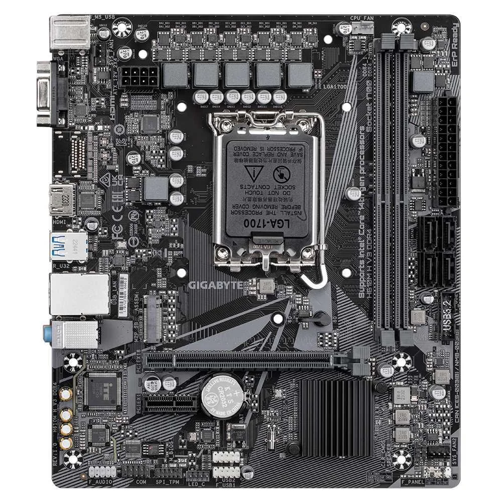 Placa Base Gigabyte H610m H V3 1700 Matx 2xddr4