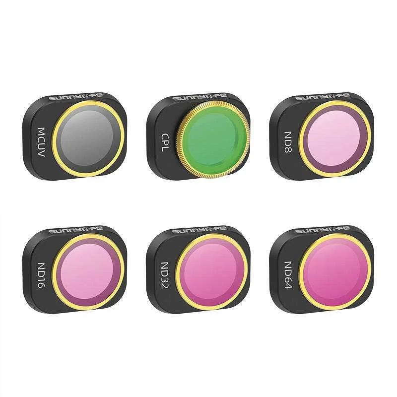 6 Filtros Lente Mcuv/Cpl/Nd8/16/32/64 Sunnylife Dj