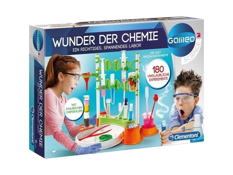 Milagre da química de Clementoni kit experimento