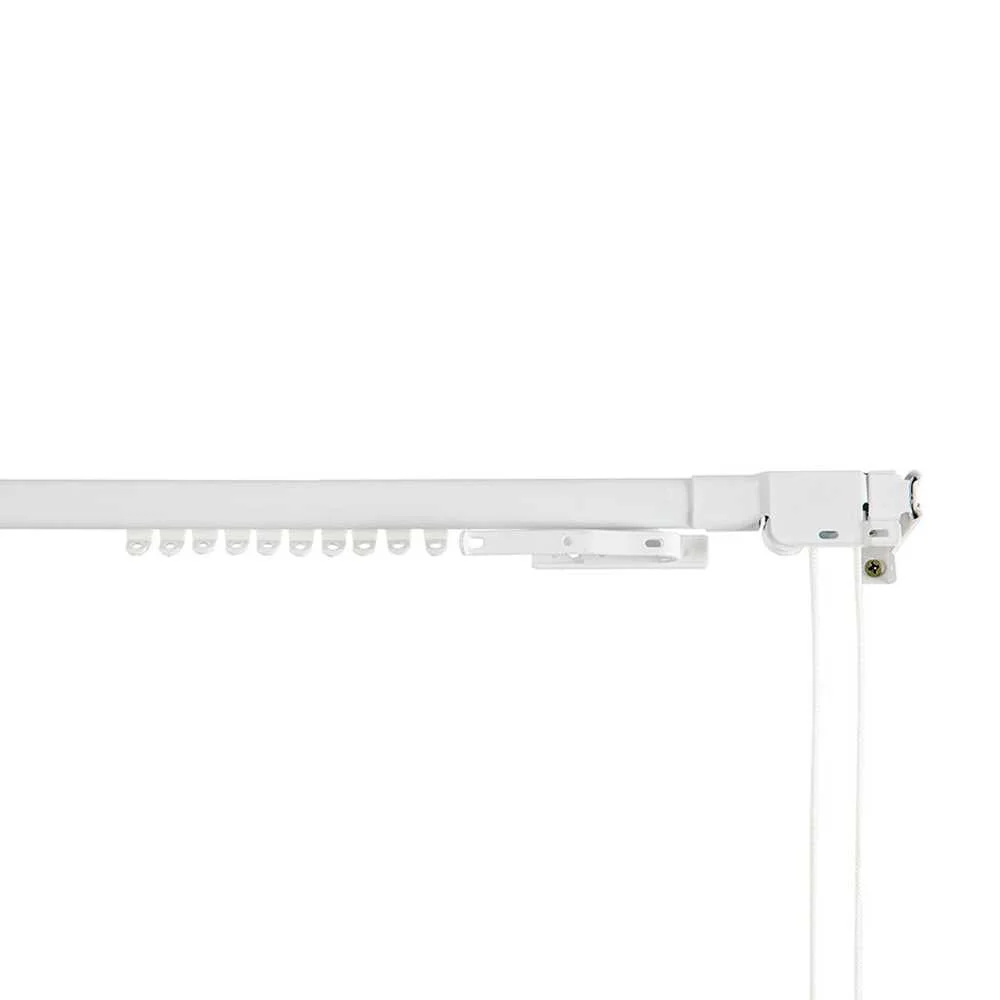 Calha Reforçada Extensível 160-300cm Branco Cinta.