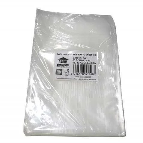 SACO EMBALAGEM GARHE 31108 GOFRAD 100UD 20X30CM