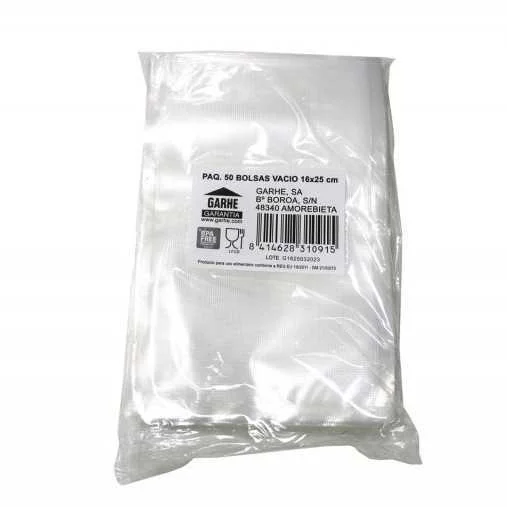 SACO EMBALAGEM GARHE 31091 GOFRAD 50UD 16X25CM