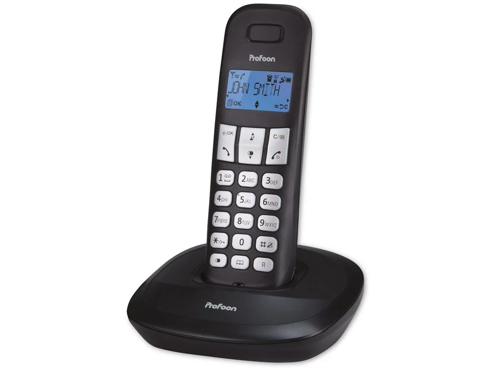 Teléfono Pdx-1120 Dect Con 2 Terminales Negro