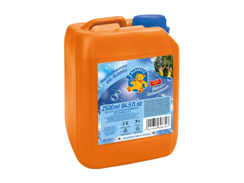 Garrafa de recarga Pustefix XXL bolhas 2,5L