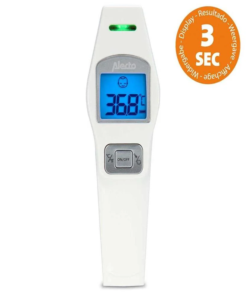 Termômetro Infravermelho Branco para Testa Bc-37