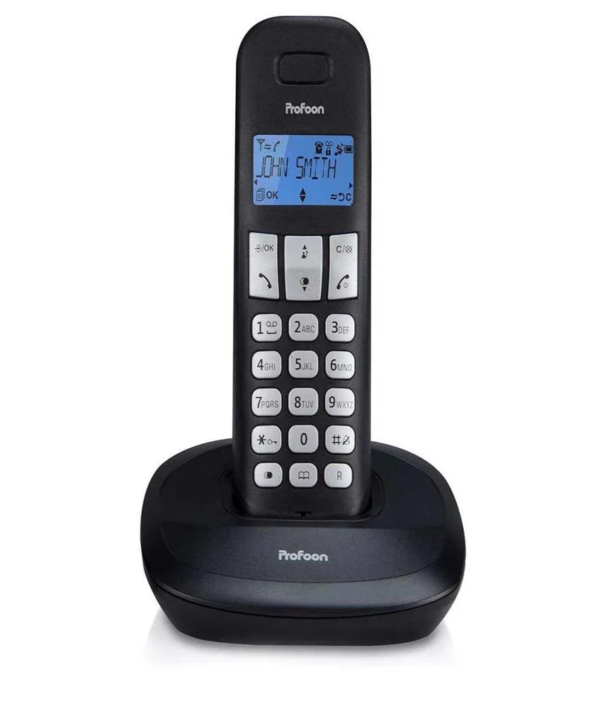 Teléfono Pdx-1100 Dect Con 1 Auricular Negro