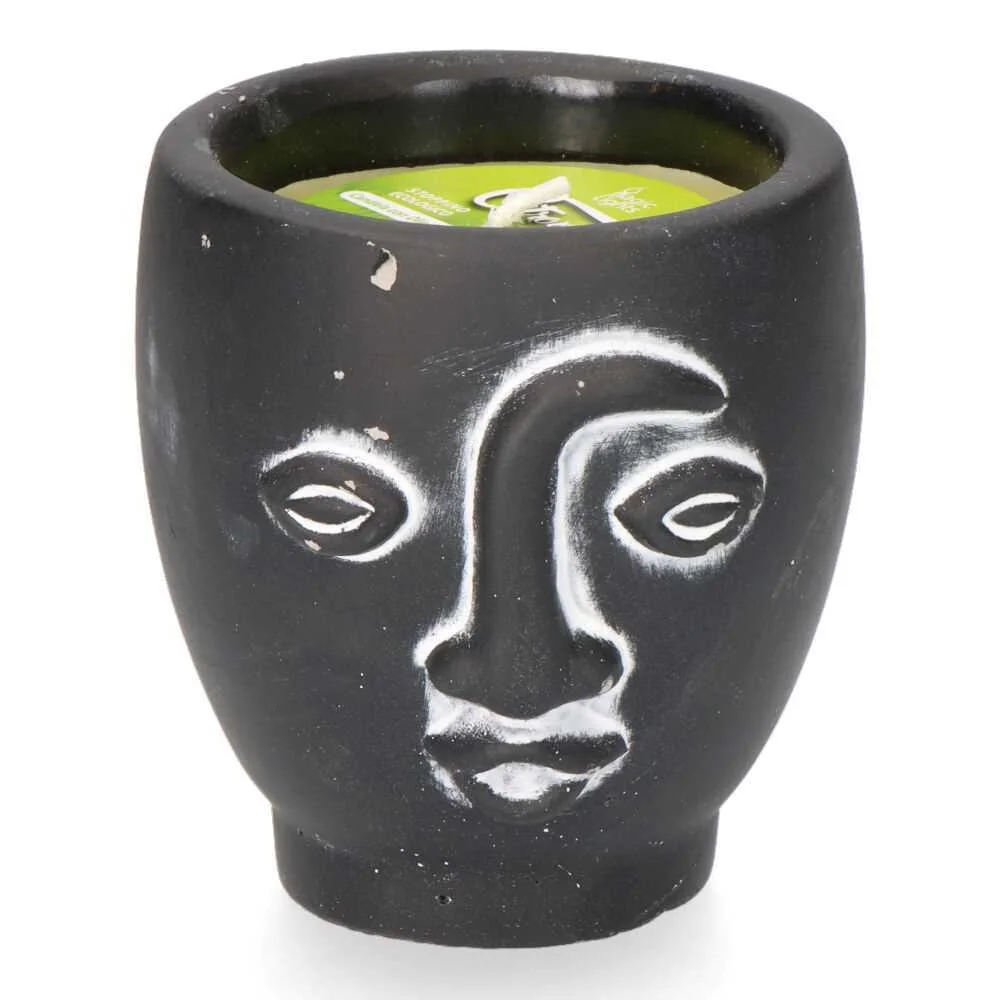 Vela de Citronela Terracota "Caras"