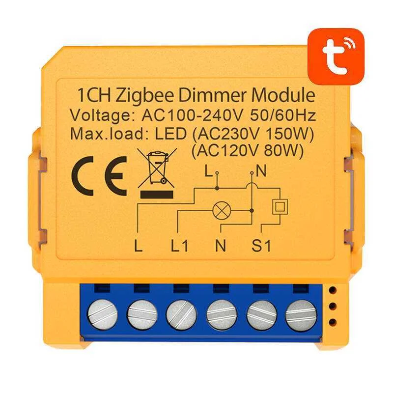 Smart Socket Switch Zigbee Avatto Zdms16-1 Tuya