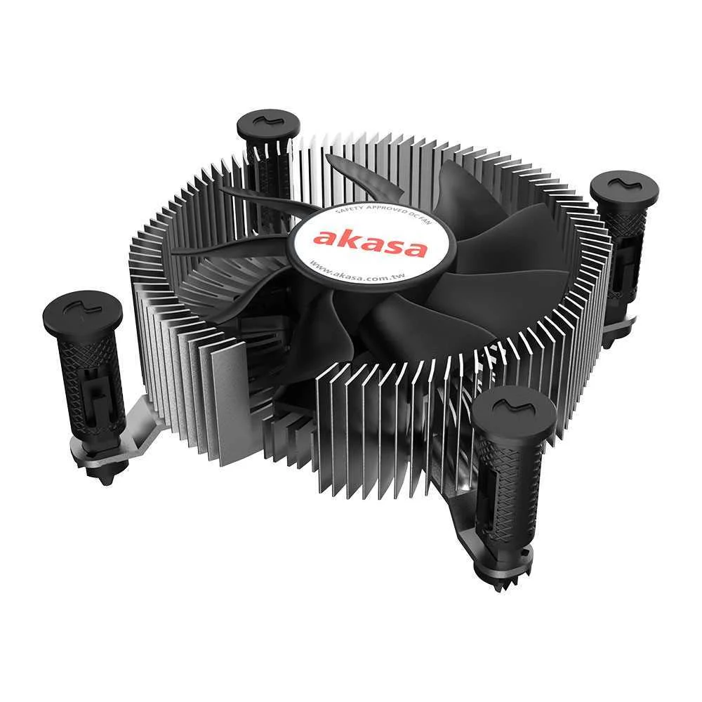 Akasa Ak-Cc6602hp01 Low Profile CPU Cooler - Socket Lga 1700  30 Mm Height