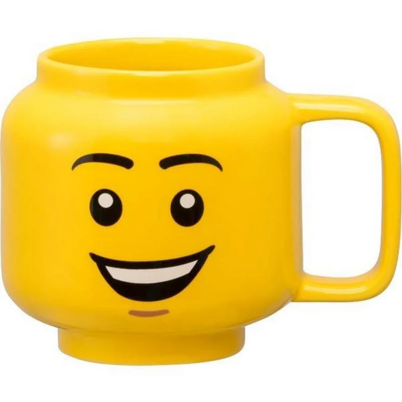 Caneca de cerâmica LEGO Head Happy Boy 255 ml