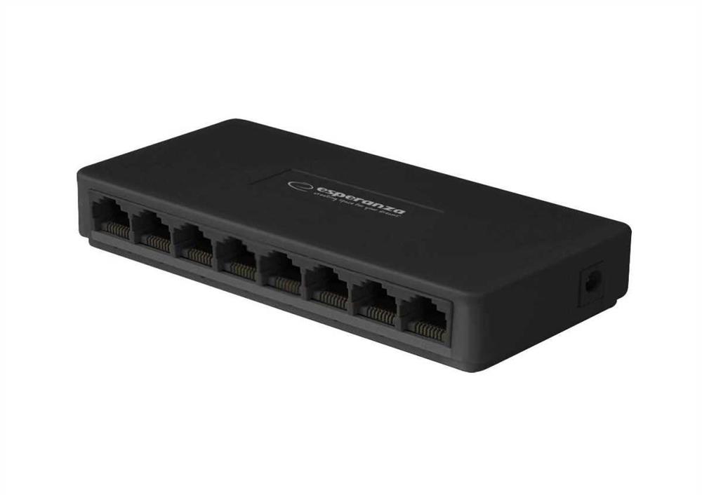 Switch Gigabit 10/100/1000mbps 8 Portas - Esperanza