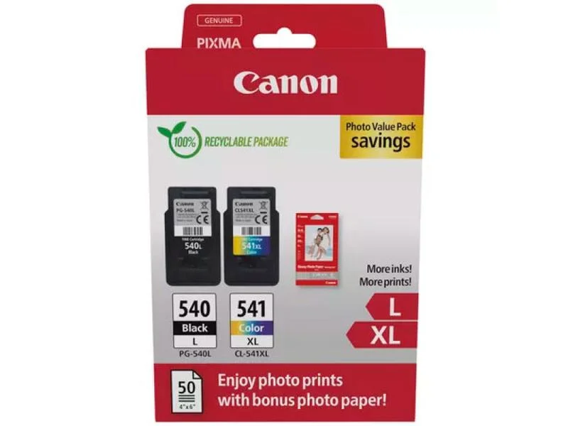 Canon Pg-540 L / Cl-541 Xl Photo Value Pack