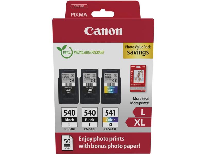 Canon Pg-540 L X2 / Cl-541 Xl Photo Value Pack
